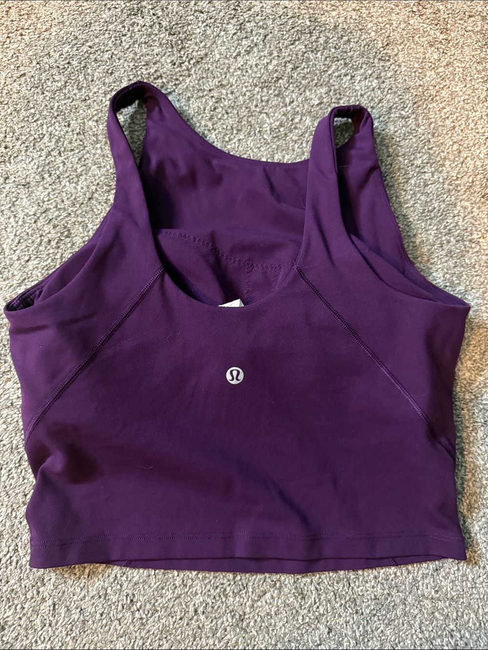 purple Lululemon Align high-neck tank top size 6 - Picture 3 of 4